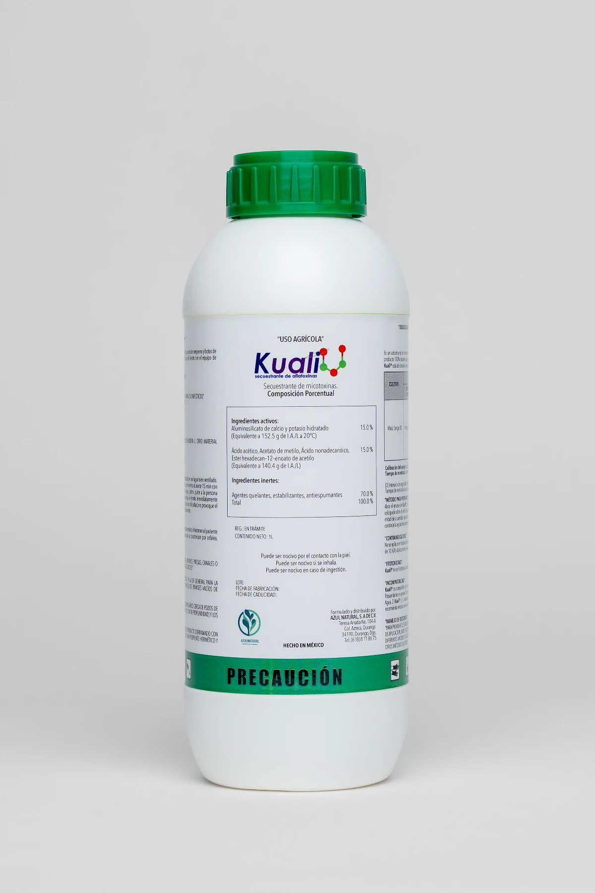 Kuali, adsorbente natural de micotoxinas de Azul Natural