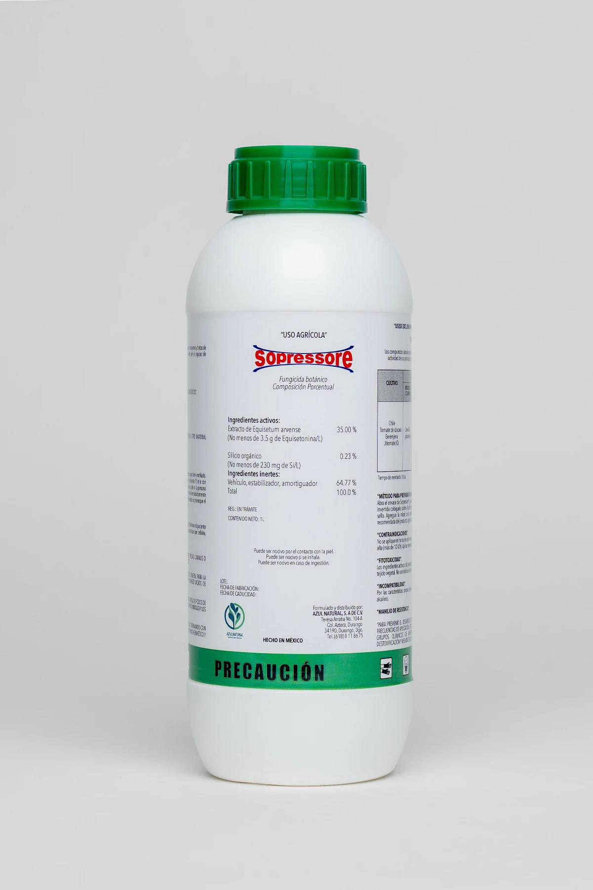 Sopressore, fungicida botánico de cola de caballo de Azul Natural